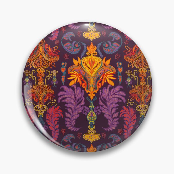 Item preview, Saffron Royal Damask designed and sold by sueshormanart.