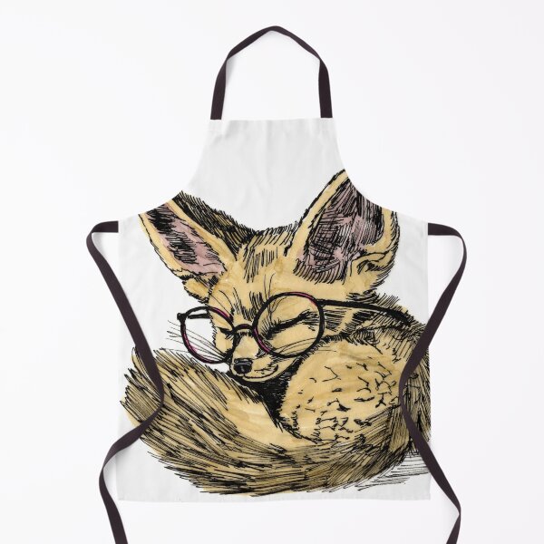 Item preview, Fennec Fox in Glasses designed and sold by Scribbles & Doodles by Jinx.