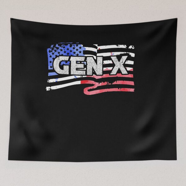 Item preview, Generation X - Gen Xer - Gen X American Flag designed and sold by Dressed For  Duty.