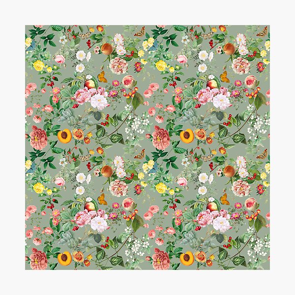 Item preview, Peach Garden Pattern designed and sold by Strawberry Joy Designs.