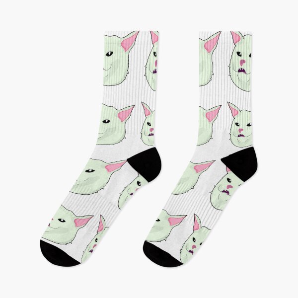 Item preview, Meme of a woman yelling at a cat designed and sold by DibujandoPorfa.