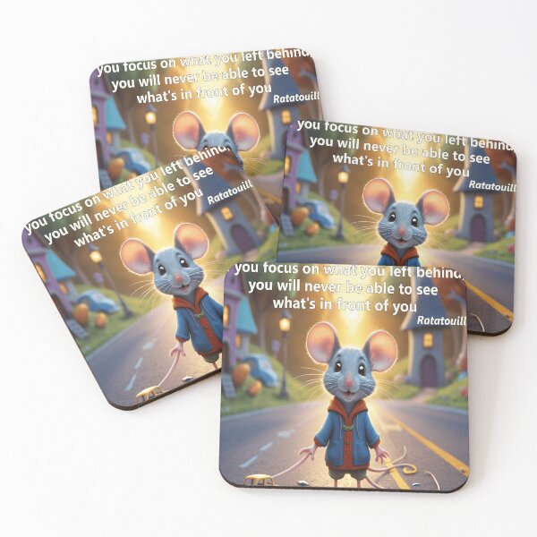 Item preview, Inspirational Quote from Ratatouille - "If you focus on what you left behind..." - PNG Kids designed and sold by EdicionesJML.