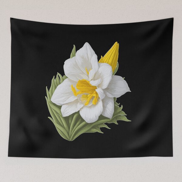 Item preview, Daffodil Flower Botanical Narcissus Pseudonarcissus designed and sold by Dressed For  Duty.