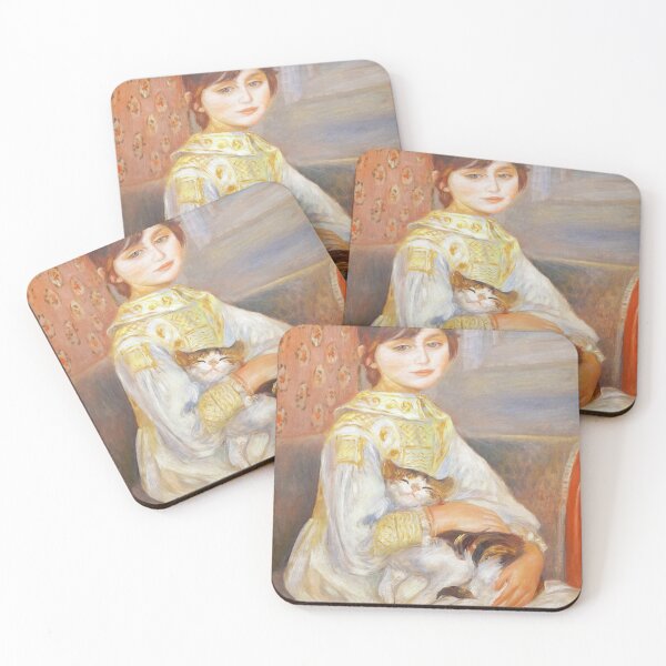 Item preview, Vintage Art Reproduction: Child with Cat designed and sold by The Real Victorian.