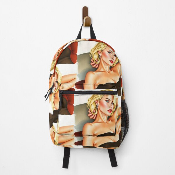 Item preview, A Beautiful 40s Art Deco Style portrat of a blonde pretty starlet girl designed and sold by Vintage Designs +.