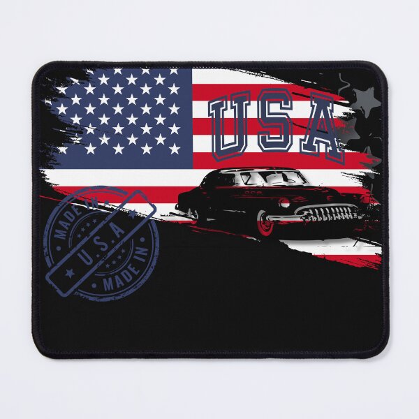 Item preview, American flag , vindage car designed and sold by Natalia Aaa.