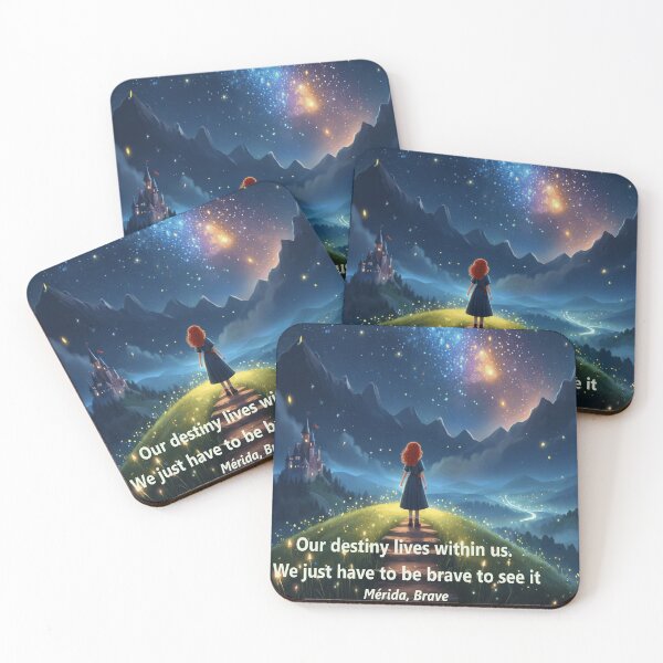Item preview, Inspirational Quote from Merida (Brave) - "Our destiny lives within us" - High Quality Kids PNG designed and sold by EdicionesJML.