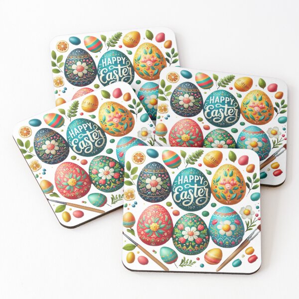 Item preview, Happy Easter Colorful Eggs designed and sold by bonnieleigh6902.