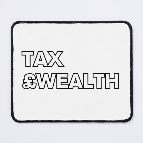 Item preview, Tax Wealth with £ sign - White letters with black border designed and sold by DivinaInspired.