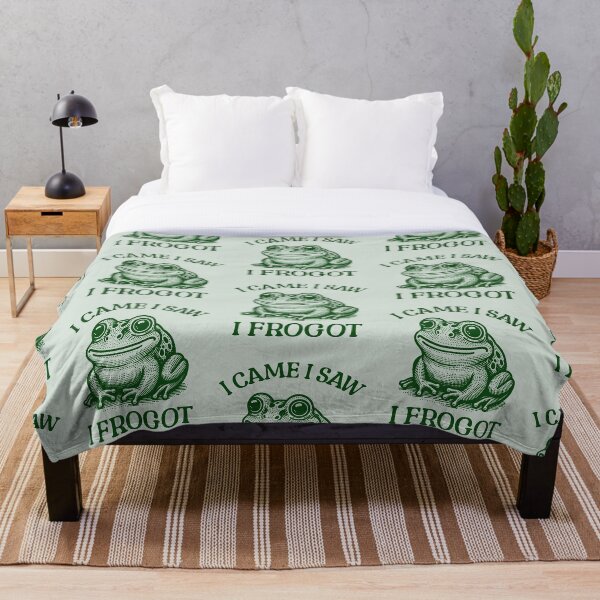 Artikelvorschau, Ich kam, ich sah, ich habe Frosch vergessen. Lustiges Frosch-Wortspiel entworfen und verkauft von KLArtzStore.