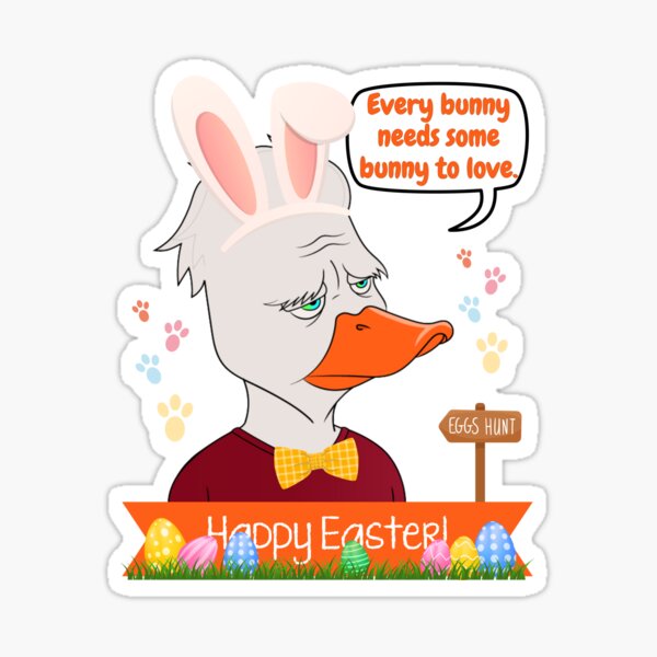 Item preview, Easter Duck designed and sold by Dull Duck Store.
