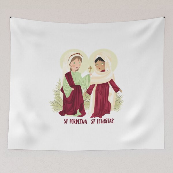 Item preview, Saint Perpetua and Saint Felicitas designed and sold by AlMAO2O.