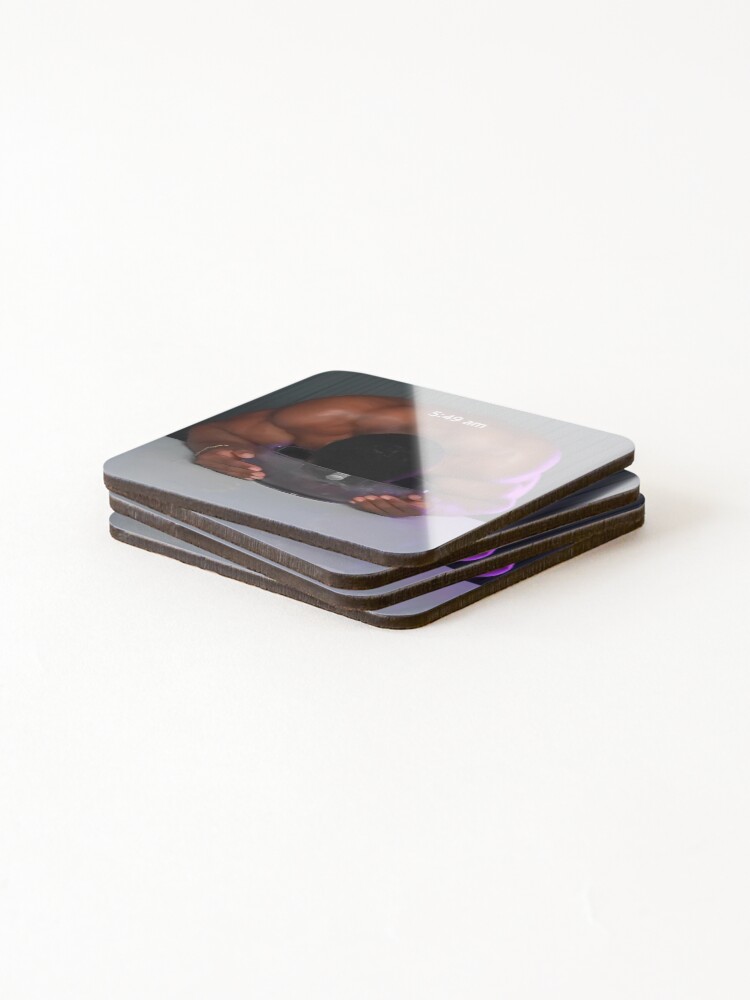 Thumbnail 4 of 5, Coasters (Set of 4), Morning Routine designed and sold by BrainRotBob.
