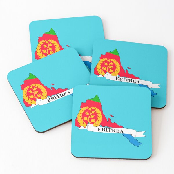 Item preview,  Flag map of Eritrea designed and sold by visual adventures.