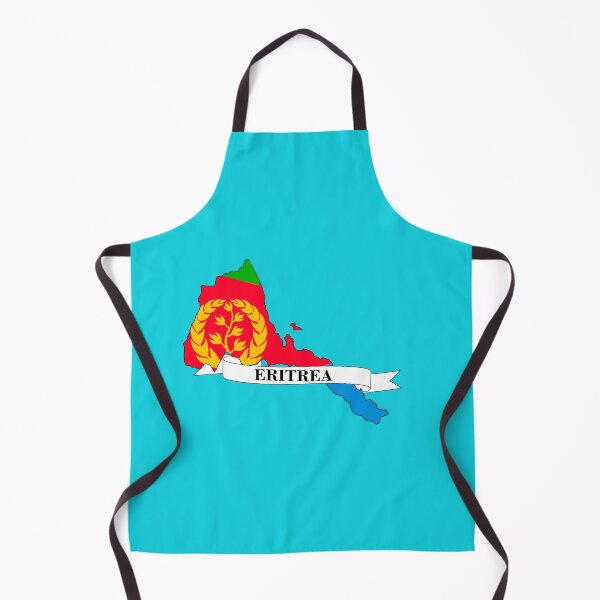 Item preview, Flag map of Eritrea designed and sold by visual adventures.