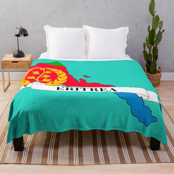 Item preview, Flag map of Eritrea designed and sold by visual adventures.