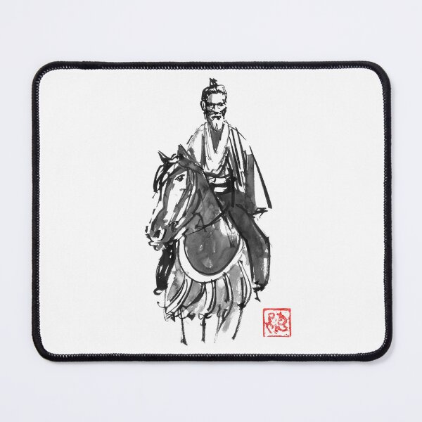 Item preview, old samurai on horse designed and sold by pechane.