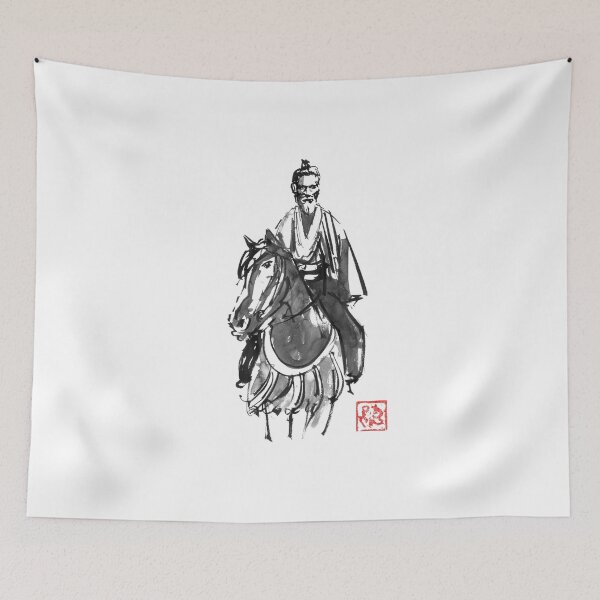 Item preview, old samurai on horse designed and sold by pechane.