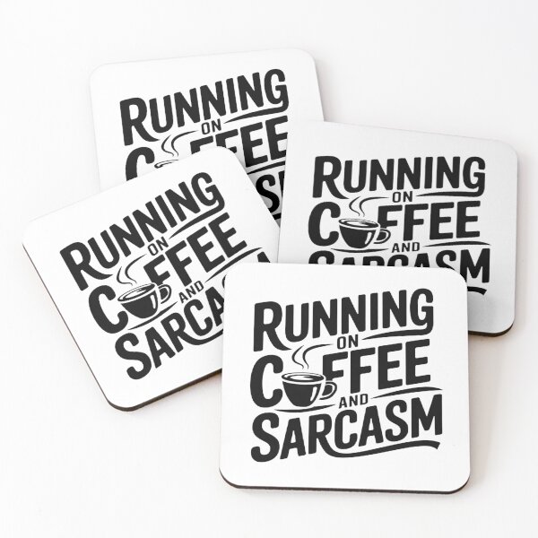 Item preview, Running on coffee and sarcasm  designed and sold by NRcollections24.