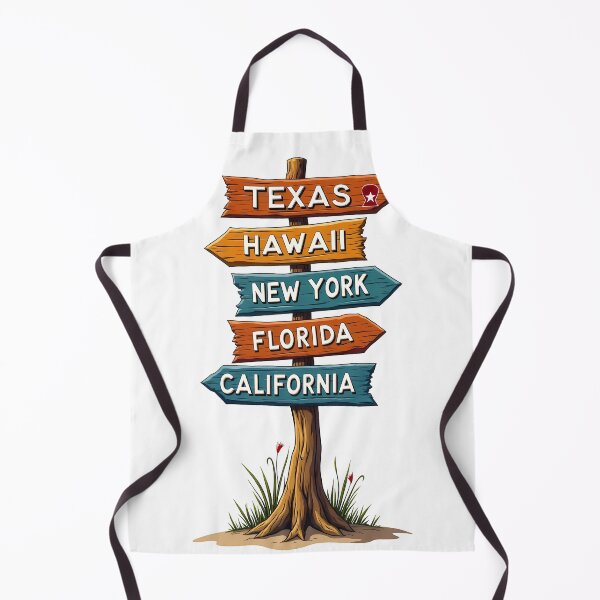 Item preview, Rustic Travel Signpost | U.S. States Road Trip designed and sold by Fikuall.