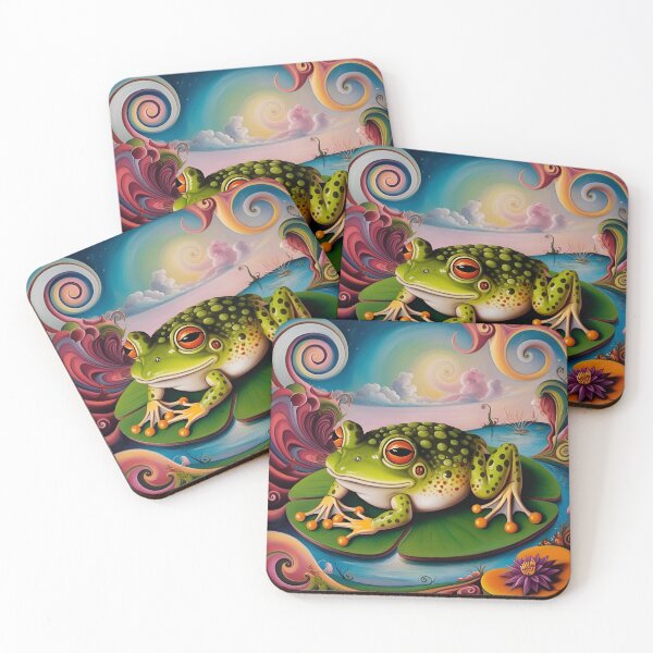 Item preview, Cute Frog Toad, Cute Frog Drawing  designed and sold by Cuteanimalgifts.