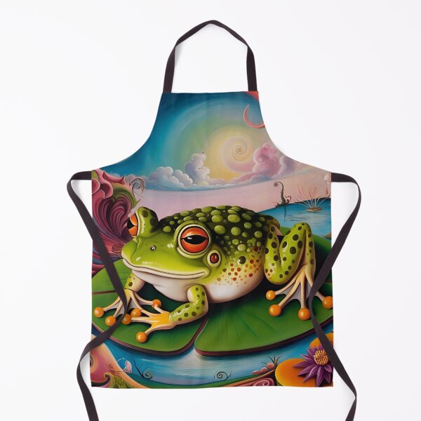 Item preview, Cute Frog Toad, Cute Frog Drawing  designed and sold by Cuteanimalgifts.