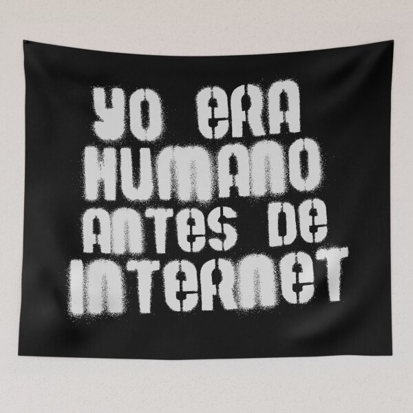 Item preview, Yo era Humano antes de Internet designed and sold by blackink-design.