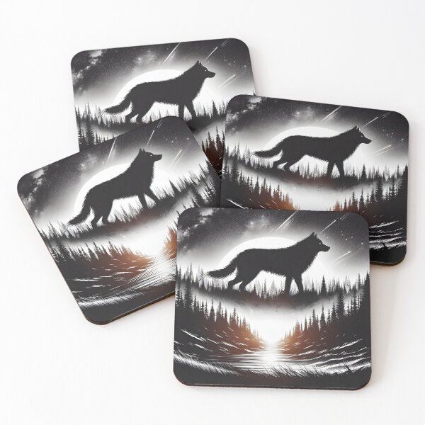 Item preview, Giant Grayscale Wolf, Ai Generated Art  designed and sold by ACC .