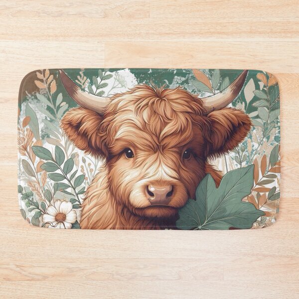 Item preview, Highland Cow vs Colour Splash  designed and sold by IImagineArtAi.