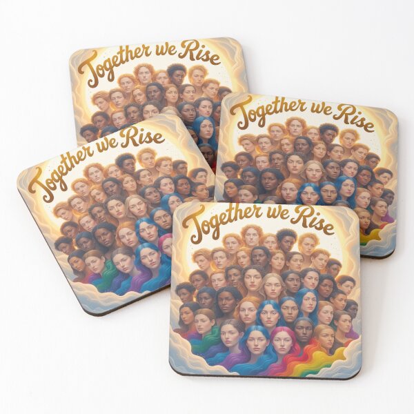 Item preview, Together We Rise Rainbow Tribe designed and sold by Crème  de la Crème.