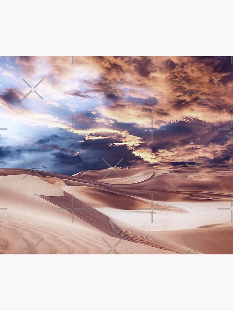 Golden Sand And Clouds by perkinsdesigns