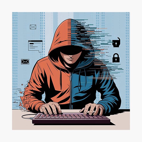 Artikel-Vorschau von Hacker, designt und verkauft von EvoluzioneTech.