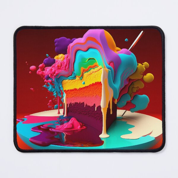 Item preview, Vibrant Dessert Art with Bold Colors designed and sold by AetherVibes.