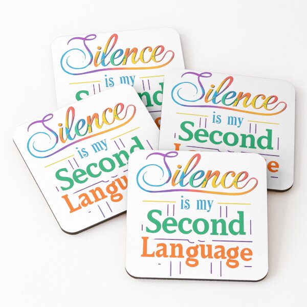 Item preview, Silence Is My Second Language – Embracing the Power of Quietness designed and sold by IINSPIRA.