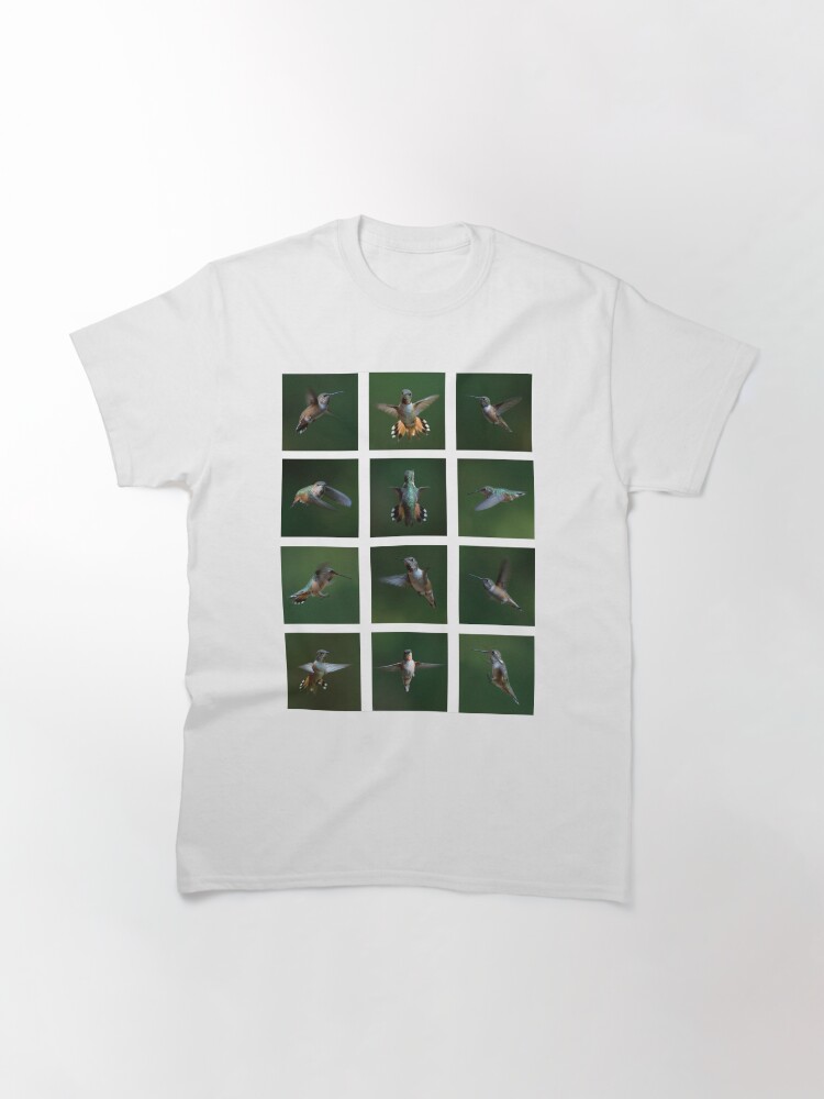 Alternate view of Humming Bird Montage Classic T-Shirt