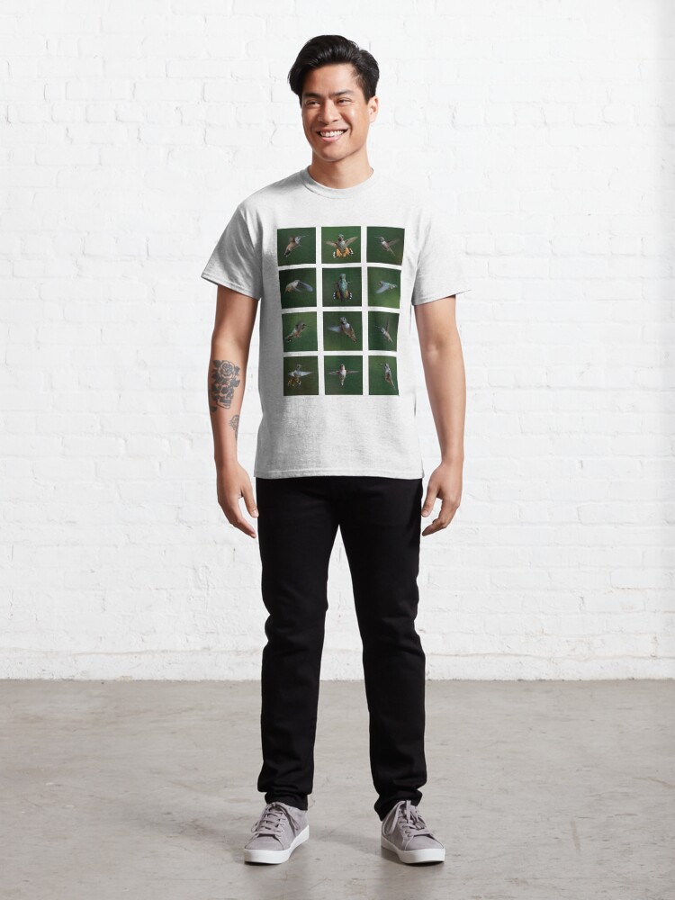 Alternate view of Humming Bird Montage Classic T-Shirt