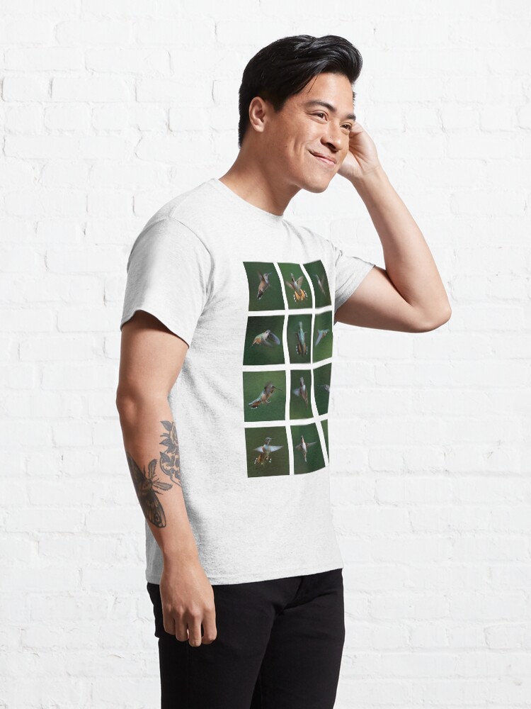 Alternate view of Humming Bird Montage Classic T-Shirt