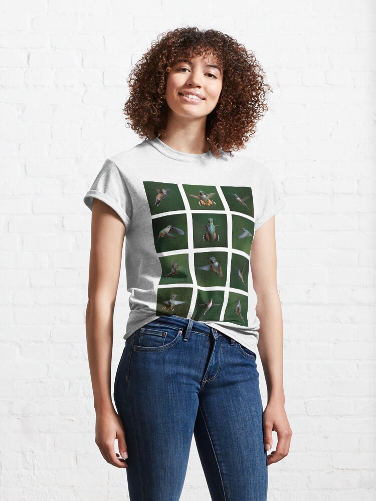 Alternate view of Humming Bird Montage Classic T-Shirt