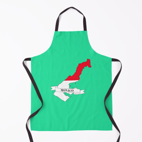 Item preview, monaco flag map designed and sold by visual adventures.
