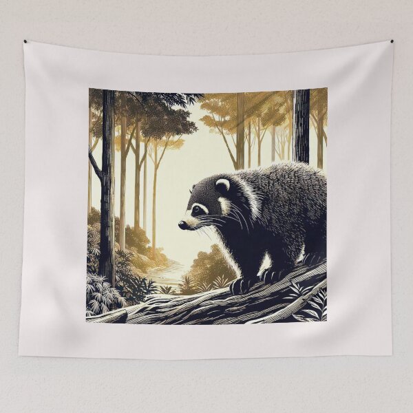 Item preview, The Binturong (Arctictis binturon)#6 designed and sold by Helios Be. Lavsh.