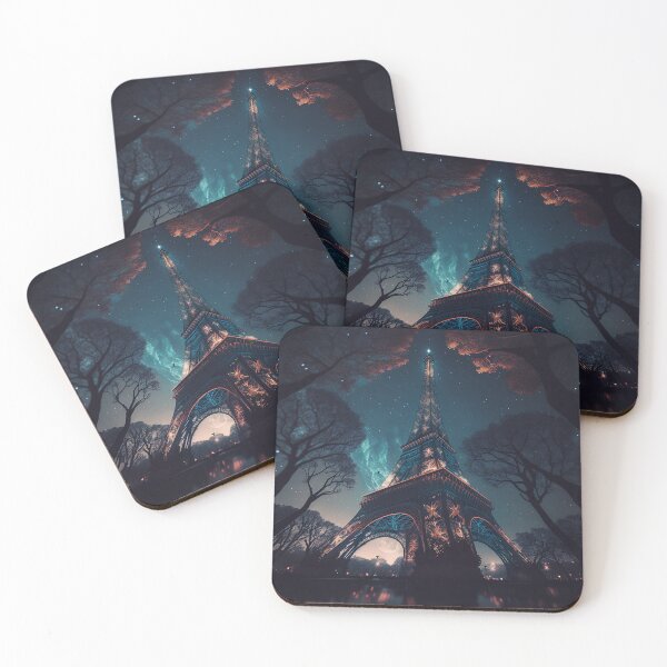 Item preview, Eiffel Tower at Night designed and sold by AetherVibes.