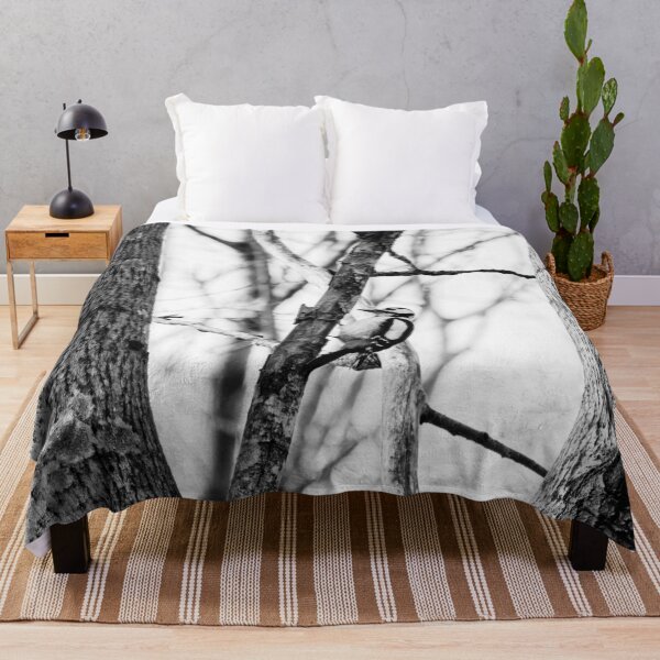 Item preview, X-type. Great spotted woodpecker bw designed and sold by Jouko Lehto Photography.