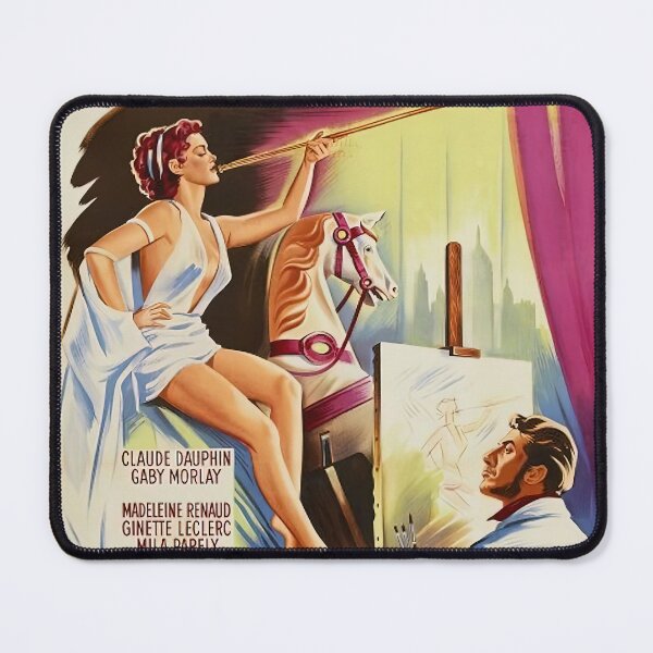Item preview, Le Plaisir Classic French Movie Vintage Art designed and sold by Retr0Tshirts.