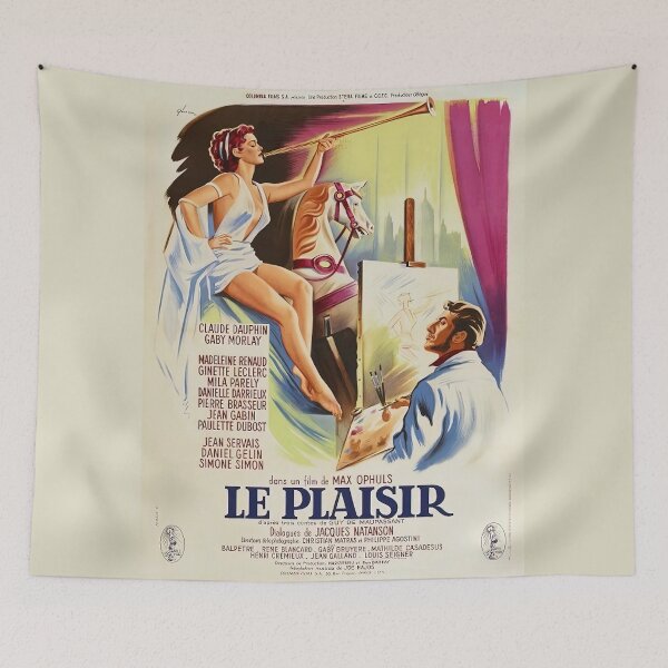 Item preview, Le Plaisir Classic French Movie Vintage Art designed and sold by Retr0Tshirts.