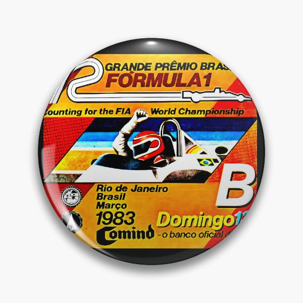 Item preview,  Blast from the past art vintage Rio F1 1983 designed and sold by Helios Be. Lavsh.