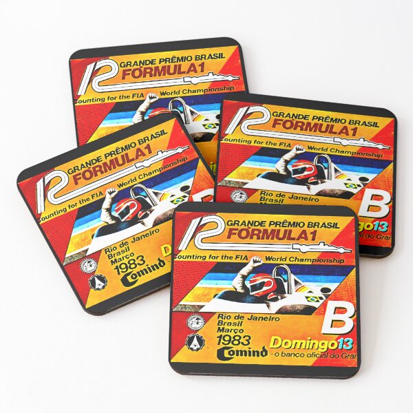 Item preview,  Blast from the past art vintage Rio F1 1983 designed and sold by Helios Be. Lavsh.