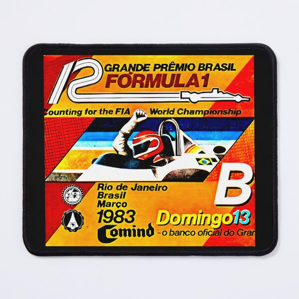 Item preview, Blast from the past art vintage Rio F1 1983 designed and sold by Helios Be. Lavsh.