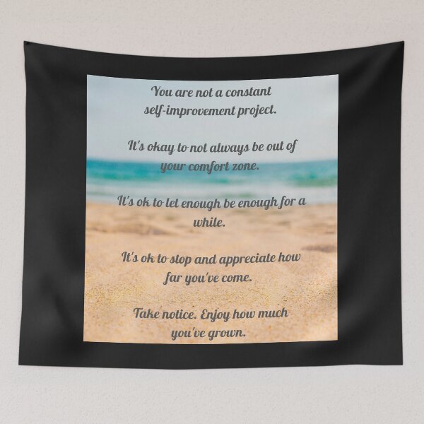 Item preview, Inspirational Beach Quote Art - Black designed and sold by PsyFlow35.