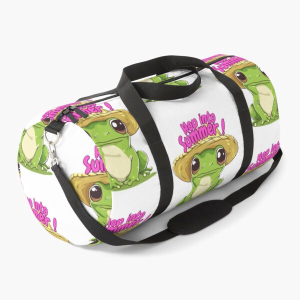 Item preview, Frog in Straw Hat Hop into Summer – Cute Kawaii Sticker, Funny Gen Z Tee with Playful Frog Design designed and sold by Zentuary.