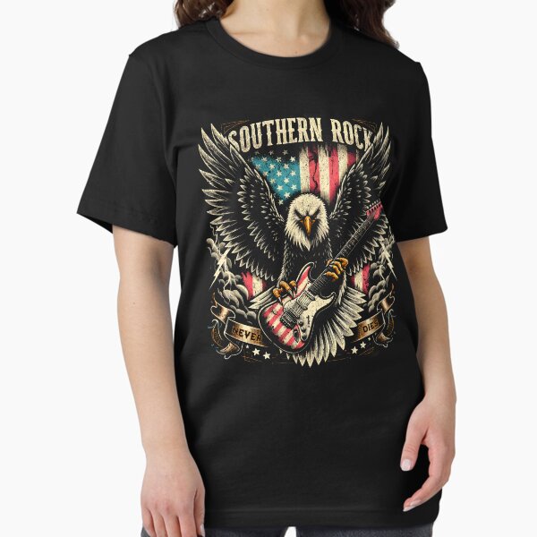 Item preview, Southern Rock Eagle – Patriotic American Guitar Vintage Design designed and sold by EpochFusion.